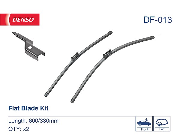 Denso Wischblatt [Hersteller-Nr. DF-013] für Seat, VW, Skoda, Audi