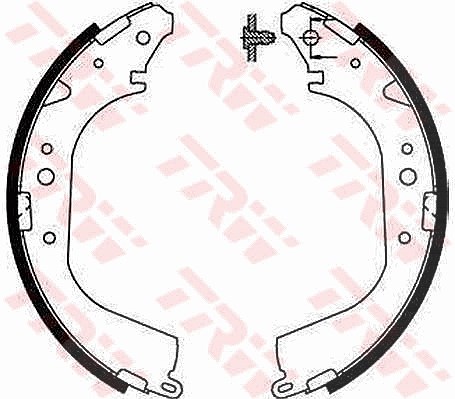 Trw Bremsbackensatz [Hersteller-Nr. GS8502] für Nissan, Toyota