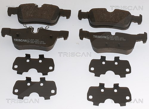 Triscan Bremsbelagsatz, Scheibenbremse [Hersteller-Nr. 811011062] für Mini, BMW