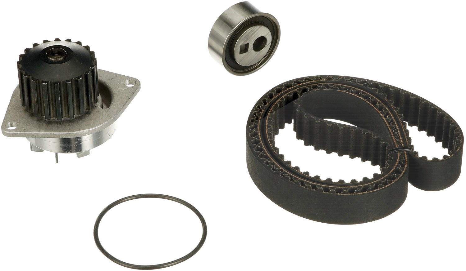 Gates Wasserpumpe + Zahnriemensatz [Hersteller-Nr. KP15347XS] für Peugeot, Citroën