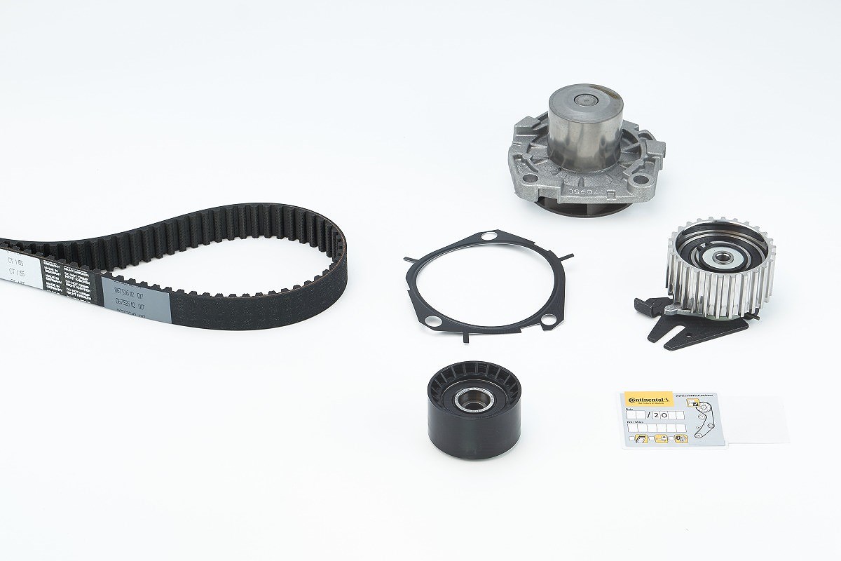 Continental Ctam Wasserpumpe + Zahnriemensatz [Hersteller-Nr. CT1155WP1] für Vauxhall, Lancia, Jeep, Suzuki, Chrysler, Opel, Alfa Romeo, Fiat