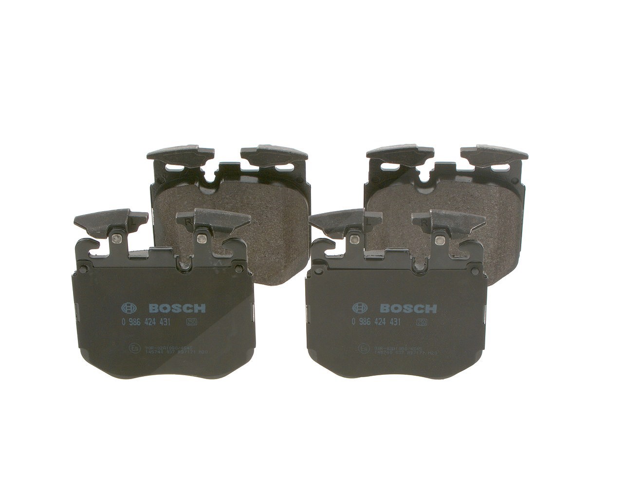 Bosch Bremsbelagsatz, Scheibenbremse [Hersteller-Nr. 0986424431] für Rolls-royce, BMW