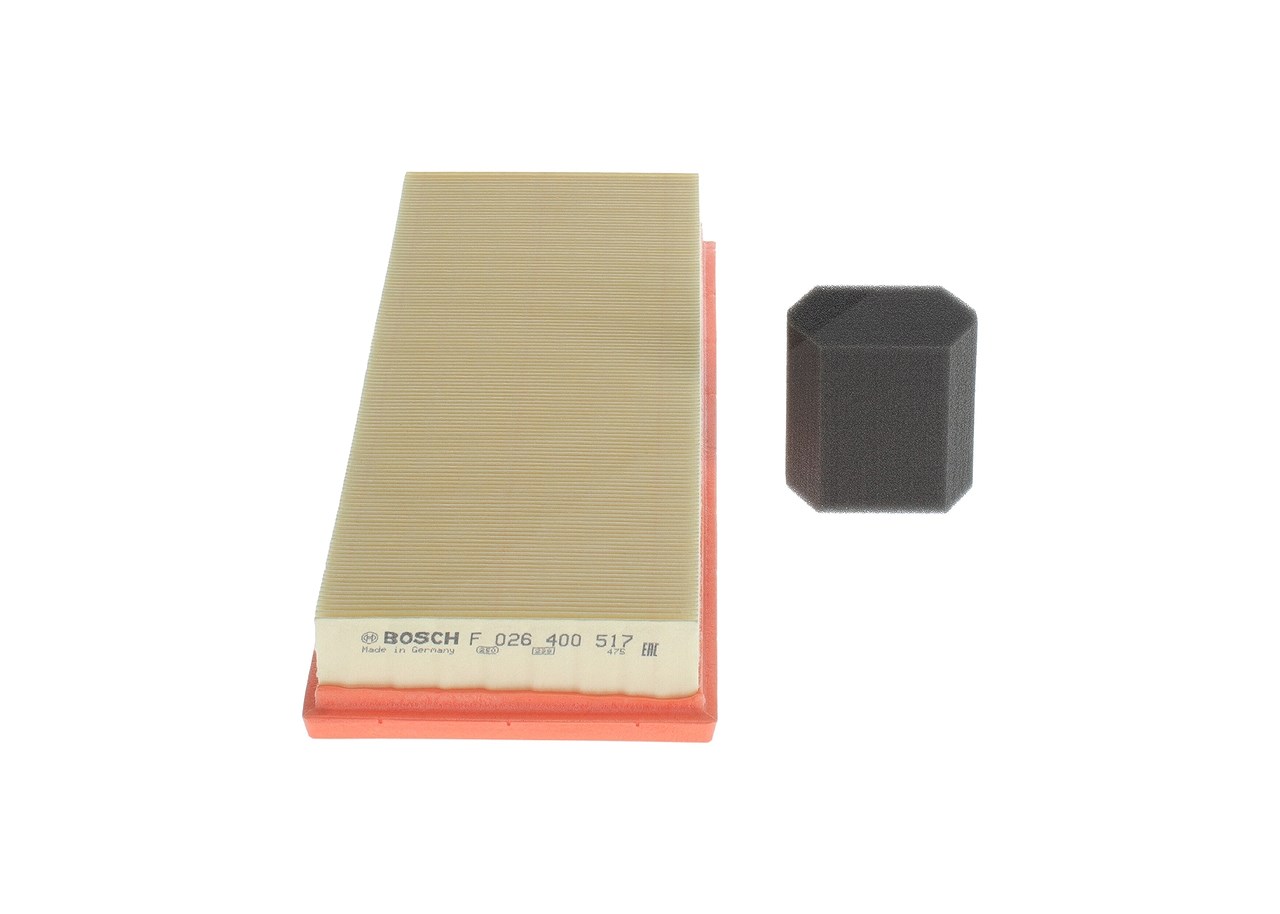 Bosch Luftfilter [Hersteller-Nr. F026400517] für Vauxhall, Peugeot, Ds, Fiat, Jeep, Opel, Toyota, Citroën