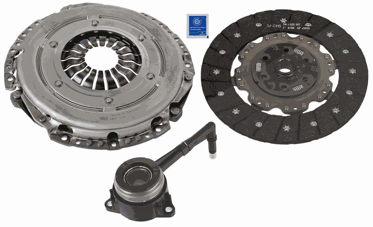 Sachs Kupplungssatz [Hersteller-Nr. 3000990350] für VW, Skoda, Audi, Seat