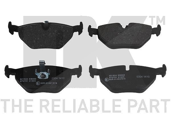 Nk Bremsbeläge hinten (Satz) [Hersteller-Nr. 221524] für Mg, BMW, Saab, Rover