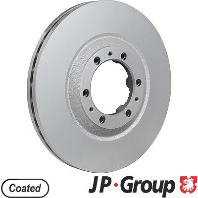 Jp Group 1x Bremsscheibe [Hersteller-Nr. 1263103100] für Opel, Isuzu, Vauxhall