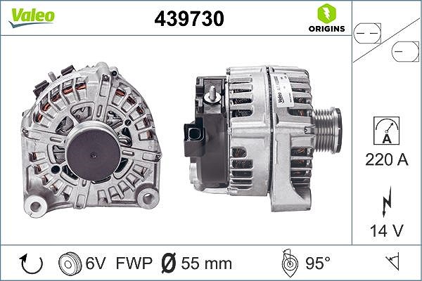 Valeo Generator [Hersteller-Nr. 439730] für BMW
