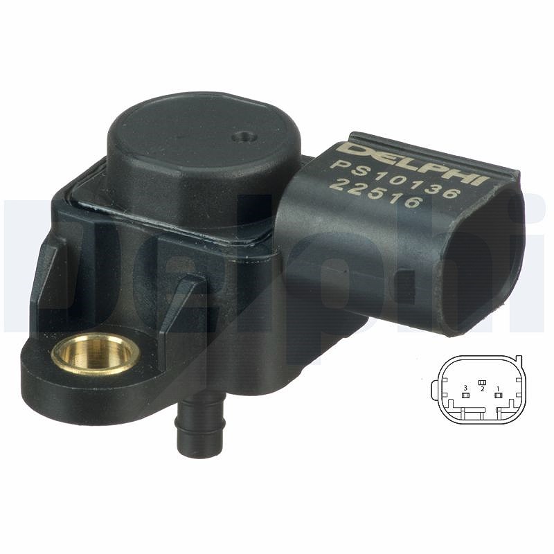 Delphi Sensor, Saugrohrdruck [Hersteller-Nr. PS10136] für Smart, Mercedes-Benz, Maybach