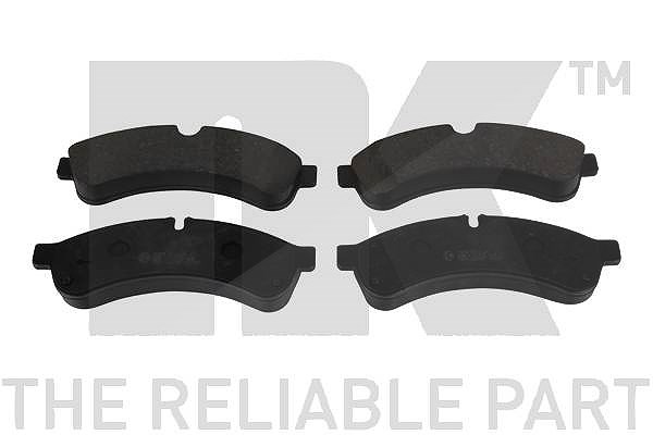 Nk Bremsbeläge hinten (Satz) [Hersteller-Nr. 222387] für Iveco