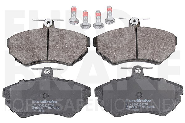 Eurobrake Bremsbelag vorne [Hersteller-Nr. 5502224746] für Seat, VW