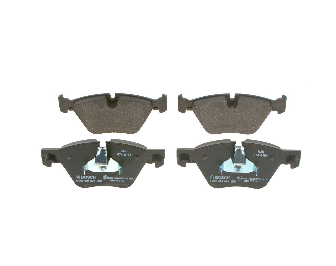 Bosch Bremsbelagsatz, Scheibenbremse [Hersteller-Nr. 0986424620] für BMW