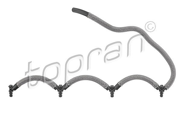 Topran Schlauch, Leckkraftstoff [Hersteller-Nr. 724072] für Peugeot, Lancia, Fiat, Citroën, Ford