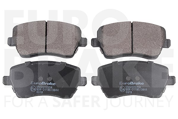 Eurobrake Bremsbeläge vorne (Satz) [Hersteller-Nr. 5502222258] für Lada, Nissan, Mercedes-Benz, Dacia, Renault