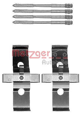 Metzger Autoteile Zubehörsatz, Scheibenbremsbelag [Hersteller-Nr. 109-1796] für Audi, VW