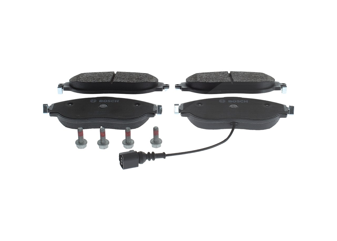 Bosch Bremsbelagsatz, Scheibenbremse [Hersteller-Nr. 0986494704] für Seat, Cupra, Audi, Skoda, VW