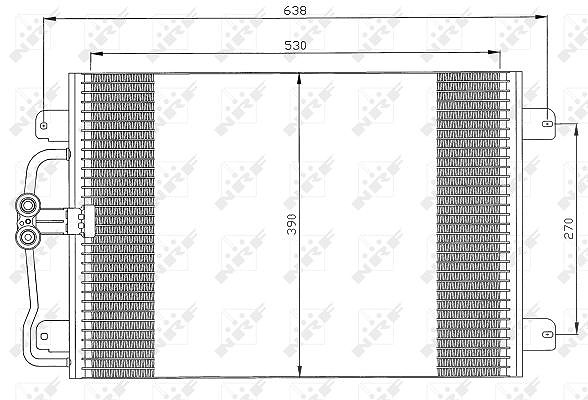 Nrf Kondensator 530x390x16 [Hersteller-Nr. 35832] für Renault