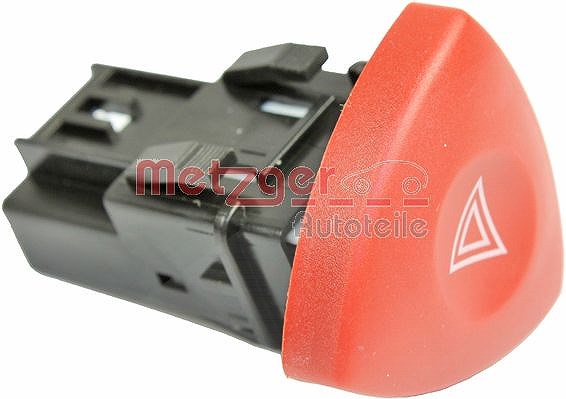 Metzger Autoteile Warnblinkschalter [Hersteller-Nr. 0916349] für Renault, Nissan, Vauxhall, Opel