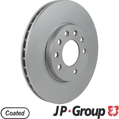 Jp Group 1x Bremsscheibe [Hersteller-Nr. 1263105200] für Opel, Vauxhall