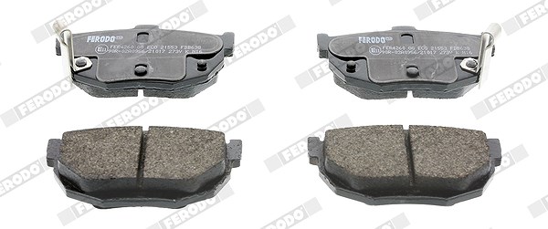 Ferodo Bremsbelagsatz, Scheibenbremse [Hersteller-Nr. FDB638] für Hyundai, Nissan, Kia