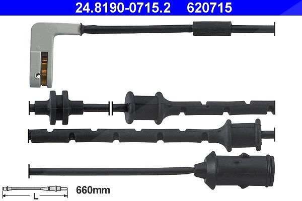 Ate Verschleisswarnkontakt Vorderachse [Hersteller-Nr. 24.8190-0715.2] für Vauxhall, Opel