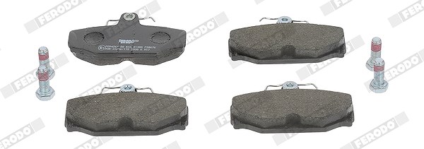 Ferodo Bremsbeläge hinten (Satz) [Hersteller-Nr. FDB676] für Volvo