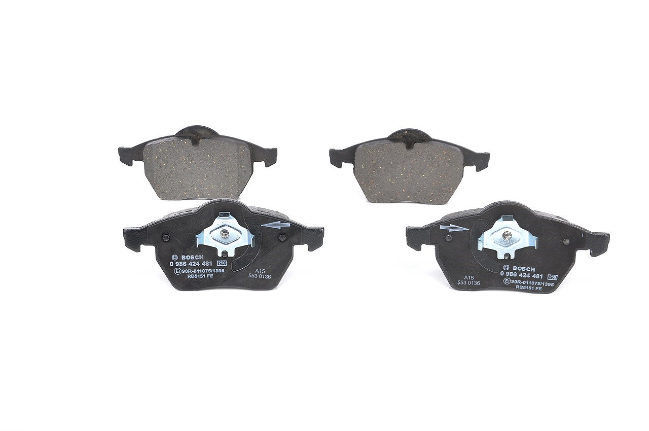 Bosch Bremsbelagsatz, Scheibenbremse [Hersteller-Nr. 0986424481] für Audi, VW