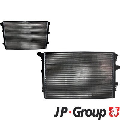 Jp Group Kühler, Motorkühlung [Hersteller-Nr. 1114208500] für Seat, VW