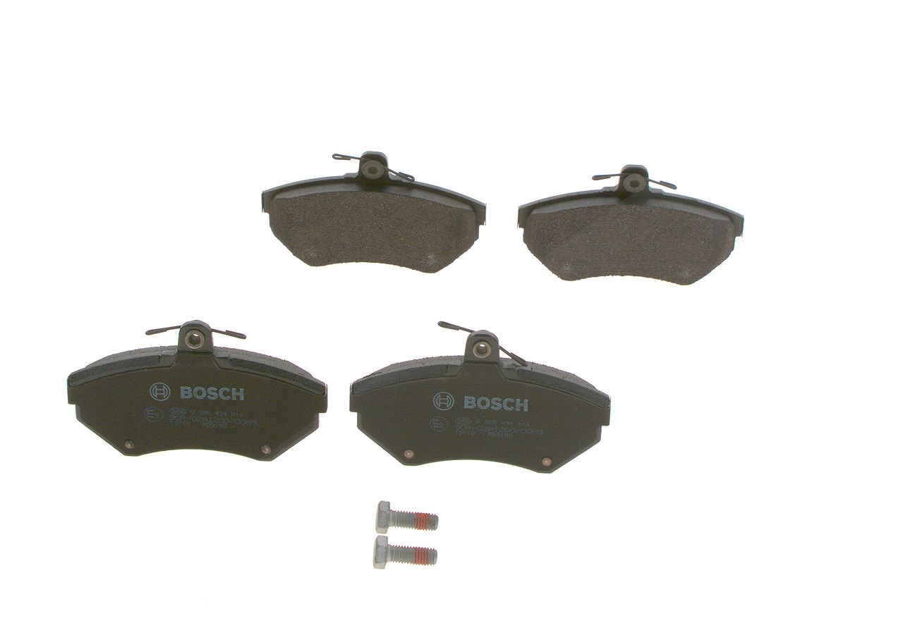 Bosch Bremsbelagsatz, Scheibenbremse [Hersteller-Nr. 0986494010] für Seat, VW