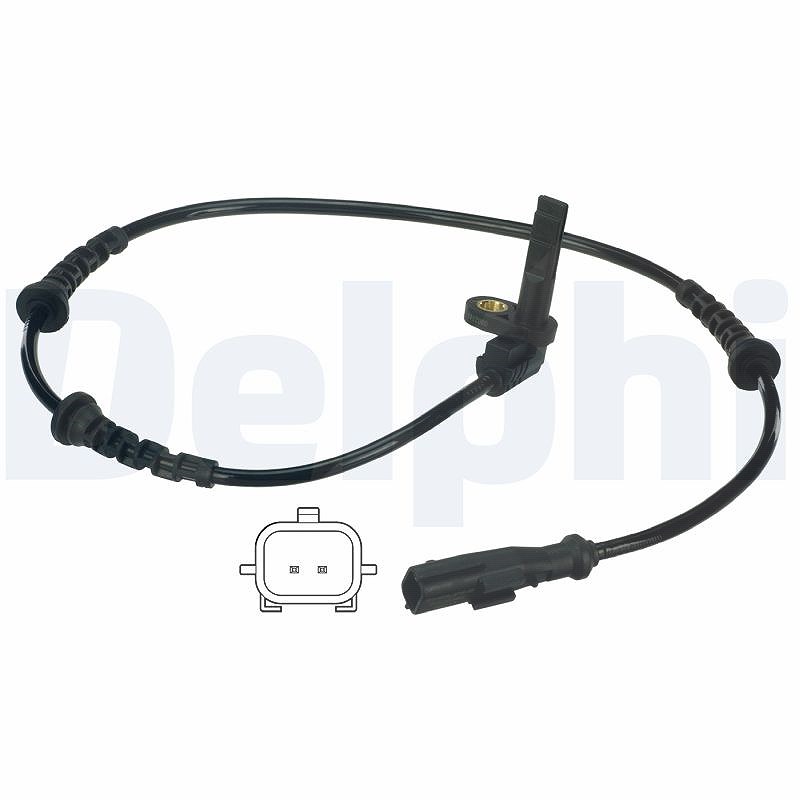 Delphi Sensor, Raddrehzahl [Hersteller-Nr. SS20365] für Dacia, Renault