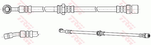 Trw Bremsschlauch [Hersteller-Nr. PHD992] für Daewoo, Chevrolet