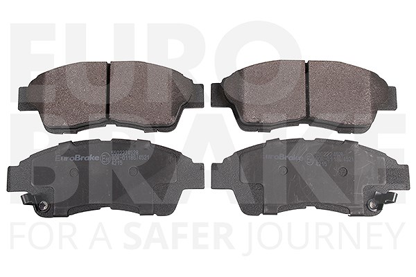 Eurobrake Bremsbeläge Vorderachse (Satz) [Hersteller-Nr. 5502224528] für Toyota