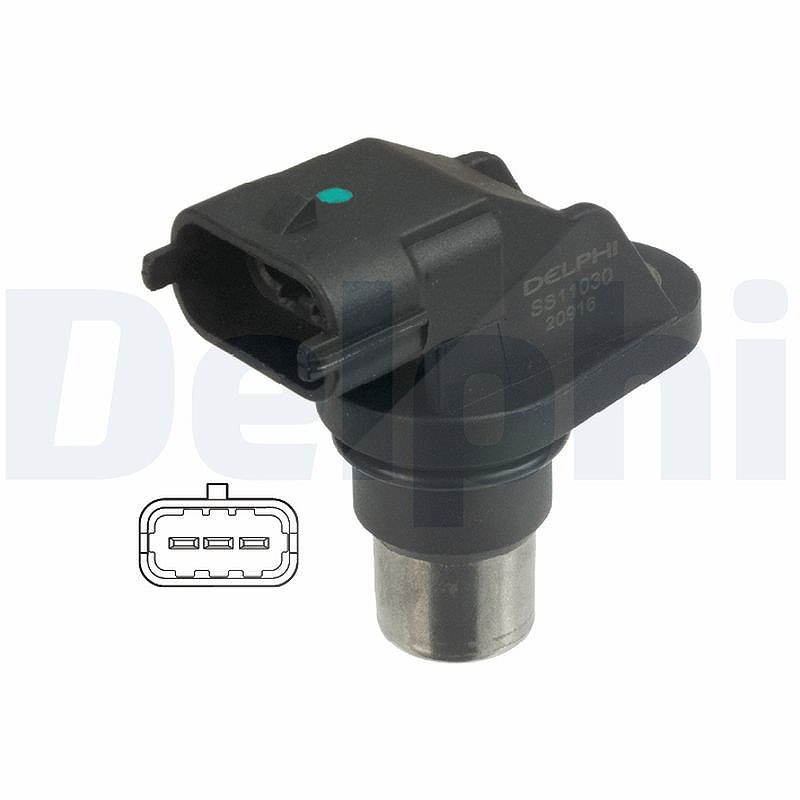 Delphi Sensor, Nockenwellenposition [Hersteller-Nr. SS11030] für Fiat, Ford, Vauxhall, Porsche, Lancia, Toyota, Volvo, Honda, Opel, Mini