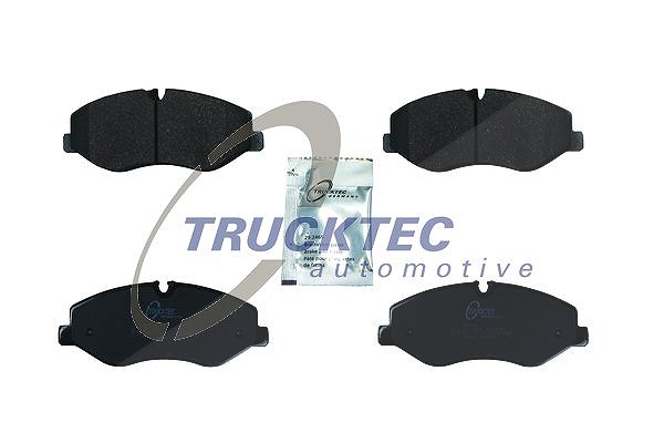 Trucktec Automotive Bremsbeläge vorne (Satz) [Hersteller-Nr. 02.35.497] für Mercedes-Benz