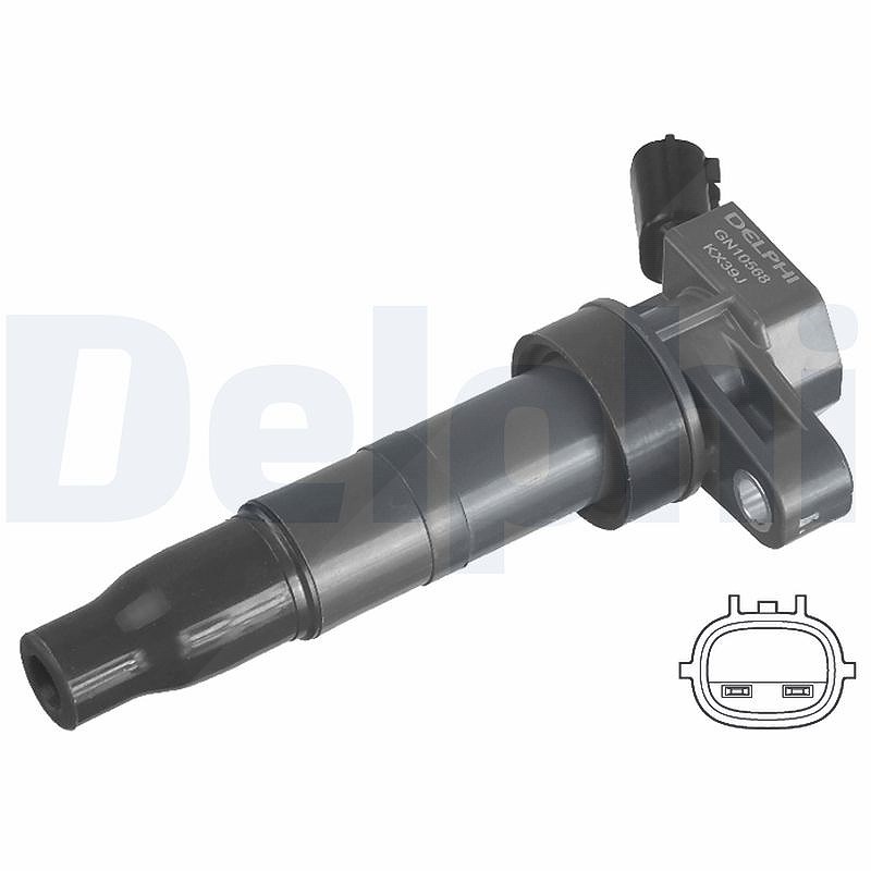 Delphi Zündspule [Hersteller-Nr. GN10568-12B1] für Hyundai, Kia
