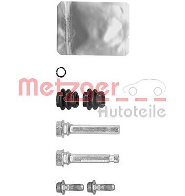 Metzger Autoteile Führungshülsensatz, Bremssattel [Hersteller-Nr. 113-1494X] für Toyota, Mazda, Fiat, Abarth
