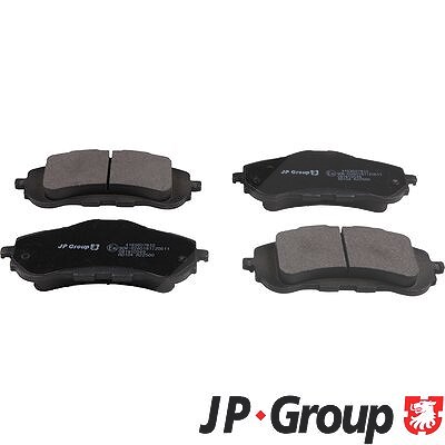 Jp Group Bremsbelagsatz, Scheibenbremse [Hersteller-Nr. 4163607810] für Citroën, Peugeot, Opel, Toyota