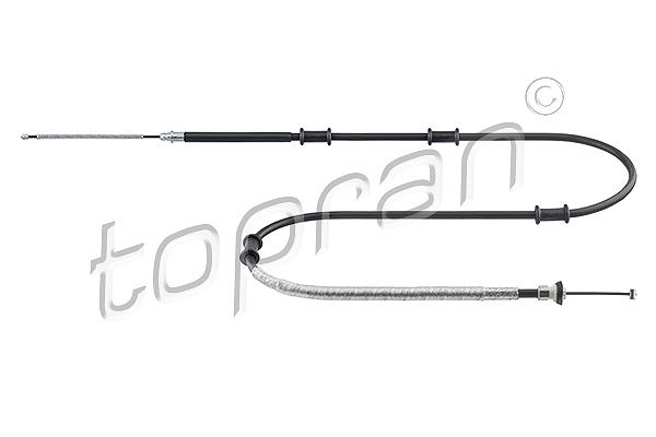 Topran Seilzug, Feststellbremse [Hersteller-Nr. 208595] für Fiat, Vauxhall, Opel