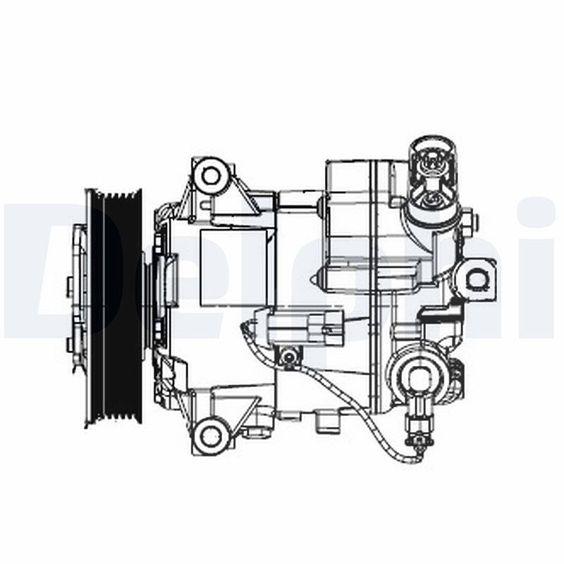 Delphi Kompressor, Klimaanlage [Hersteller-Nr. TSP0155948] für Opel, Vauxhall