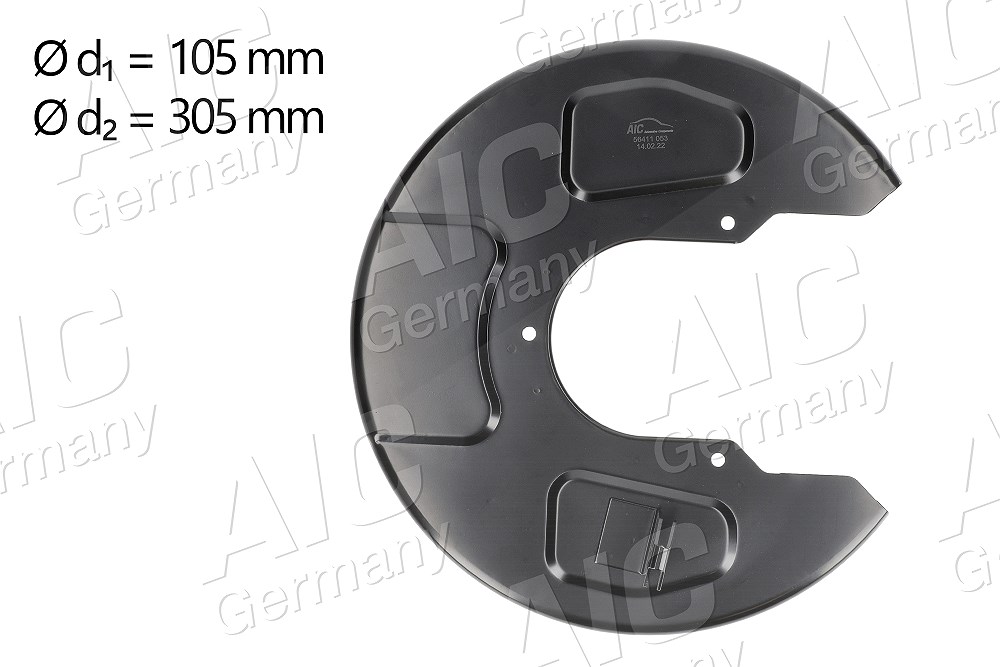 Aic Deckblech Bremsscheibe hinten links [Hersteller-Nr. 56411] für Seat, Ford, VW