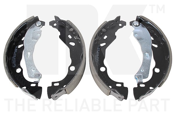 Nk Bremsbackensatz für Trommelbremse [Hersteller-Nr. 2739690] für Nissan, Renault, Dacia