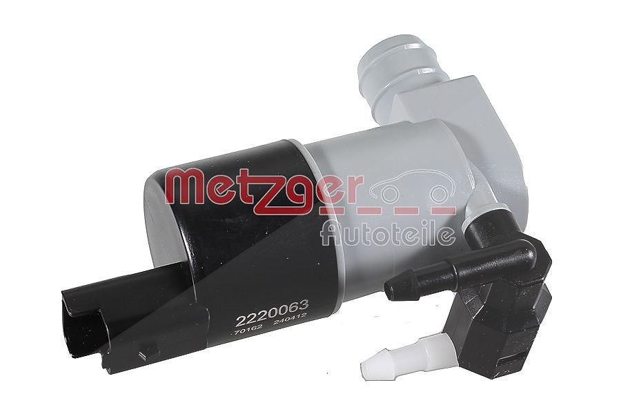 Metzger Autoteile Waschwasserpumpe, Scheibenreinigung [Hersteller-Nr. 2220063] für Smart, Nissan