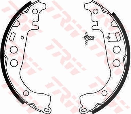 Trw Bremsbackensatz [Hersteller-Nr. GS8673] für Alfa Romeo, Toyota, Geely