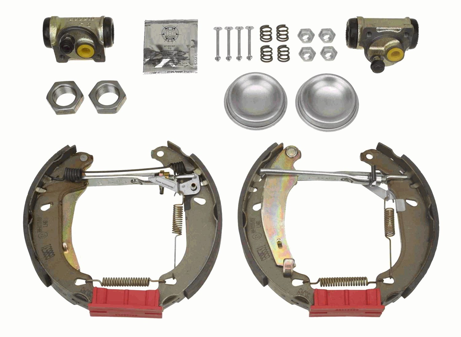 Trw Bremsbackensatz [Hersteller-Nr. GSK1250] für Peugeot, Citroën