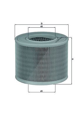 Mahle Luftfilter [Hersteller-Nr. LX986] für Saab