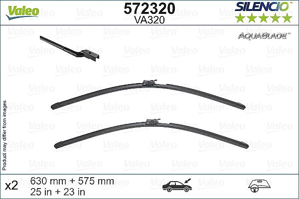 Valeo Wischblatt [Hersteller-Nr. 572320] für Mercedes-Benz