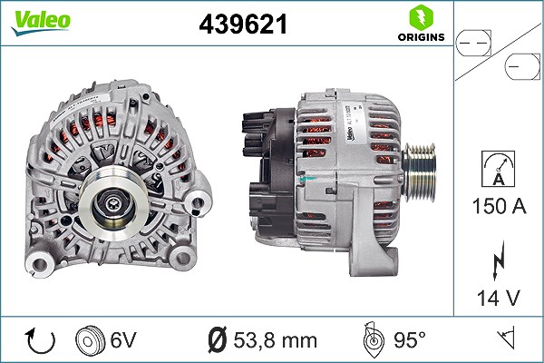 Valeo Generator [Hersteller-Nr. 439621] für BMW