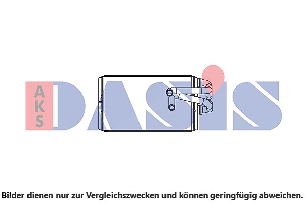 Aks Dasis Wärmetauscher, Innenraumheizung [Hersteller-Nr. 149003N] für Peugeot, Citroën, Mitsubishi