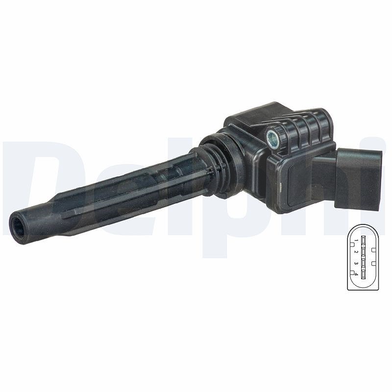 Delphi Zündspule [Hersteller-Nr. GN10632-12B1] für Seat, Audi, Skoda, Cupra, Porsche, VW