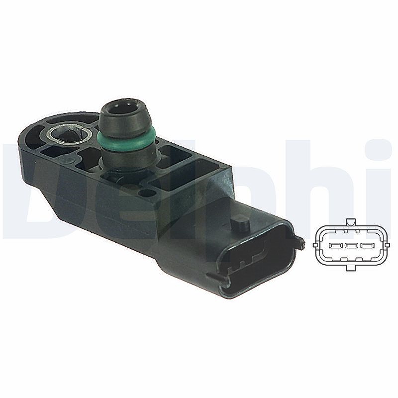 Delphi Luftdrucksensor, Höhenanpassung [Hersteller-Nr. PS10130] für Renault, Lancia, Abarth, Dacia, Chrysler, Alfa Romeo, Fiat, Opel, Nissan