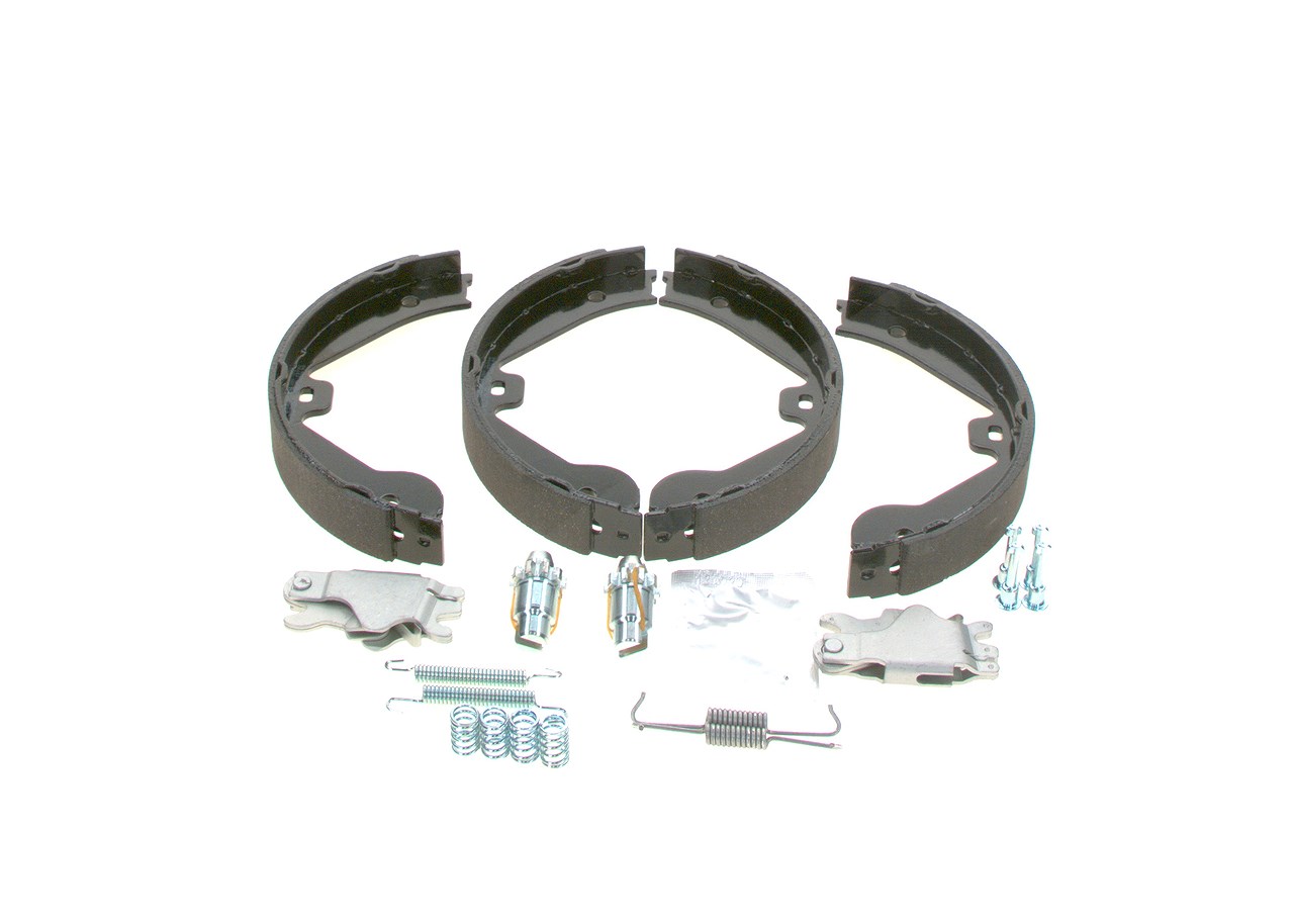 Bosch Bremsbackensatz, Feststellbremse [Hersteller-Nr. 0204113829] für Porsche, Audi, Mercedes-Benz, Land Rover, VW